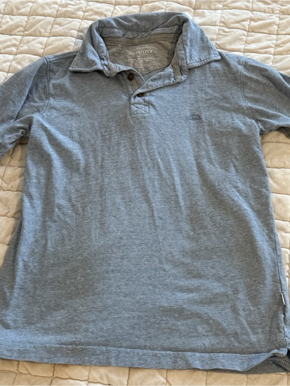 Quiksilver Light Blue Heather Boys Polo